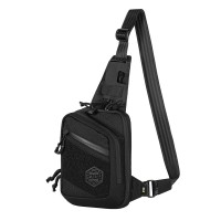 Sling Pistol Bag Hex with velcro Black 